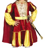 Rode prins kostuum kind