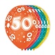 Verjaardag ballonnen 50 jaar (5st)