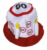 Hoed 50 jaar verkeersbord