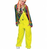 Tuinbroek fluor geel