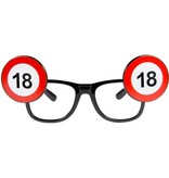 Bril Verkeersbord 18 Jaar