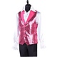 Toppers Pailletten Gilet Roze Heren