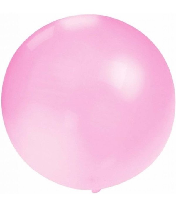 Mega Ballon baby roze 90cm