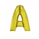 Folieballon goud letter 'A' groot