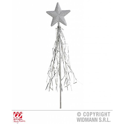 Feeenstaf ster zilver