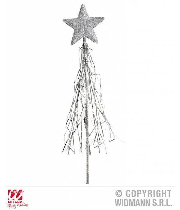 Feeenstaf ster zilver