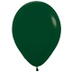 Donkergroene ballonnen 30cm 12 stuks