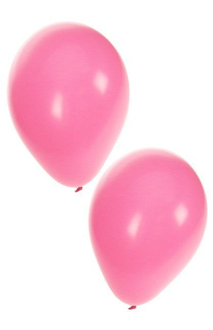 Ballonnen baby roze 100 stuks afbeelding