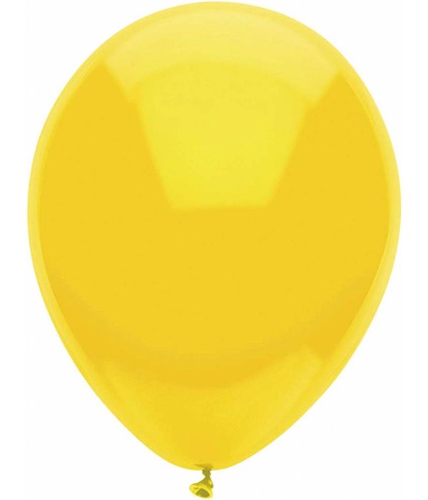 Gele ballonnen 30cm 12 stuks