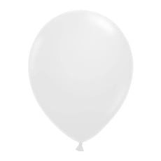 Witte ballonnen 30cm 12 stuks