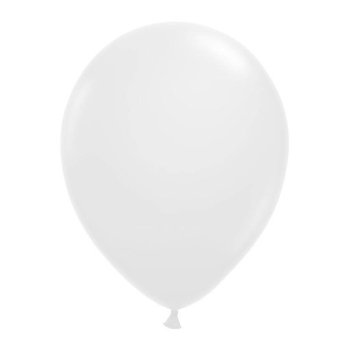 Witte ballonnen 30cm 12 stuks