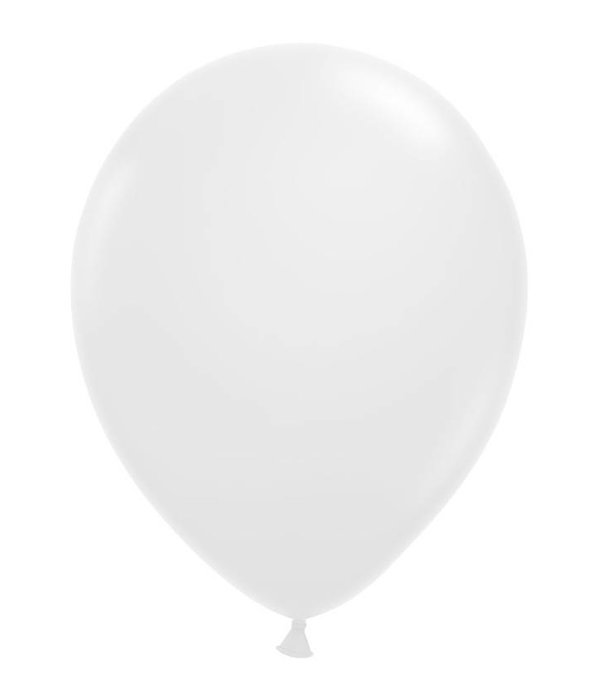Witte ballonnen 30cm 12 stuks