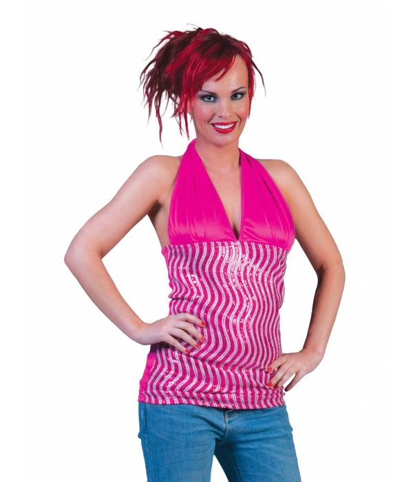 Verrassend Halter Top Roze - Feestbazaar.nl EA-19