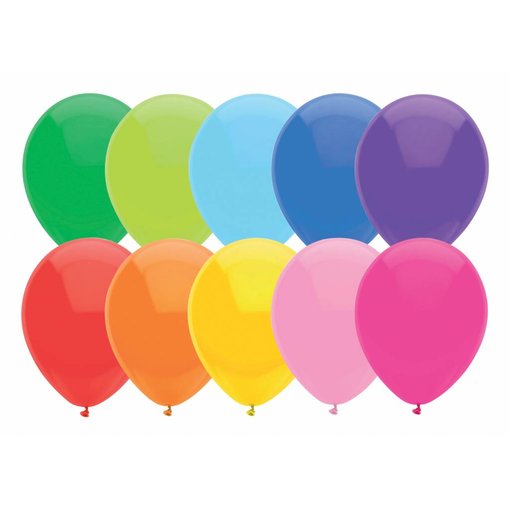 Ballonnen 100 stuks mix kleuren 25cm