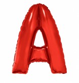 Folieballon Rood Letter 'A' groot