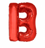 Folieballon Rood Letter 'B' groot