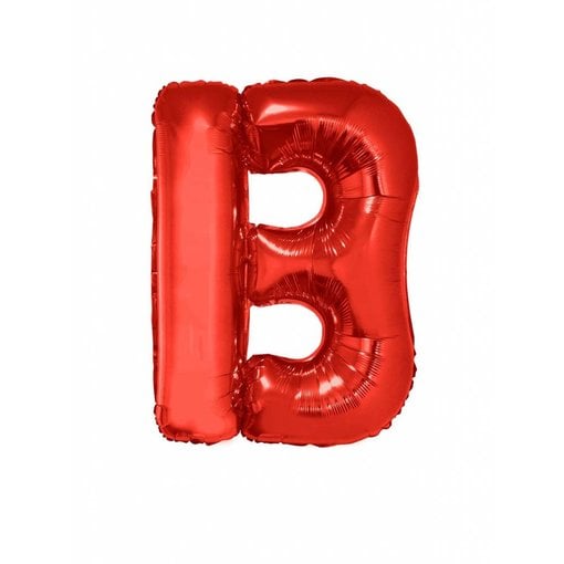 Folieballon Rood Letter 'B' groot