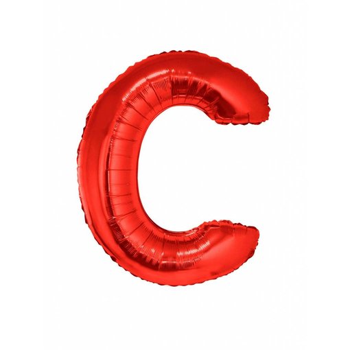 Folieballon Rood Letter 'C' groot