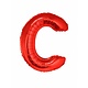 Folieballon Rood Letter 'C' groot