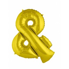 Folieballon Goud '&' Groot