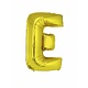 Folieballon Goud Letter 'E' groot