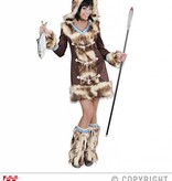 Luxe Eskimo Meisje Aikaa Kostuum