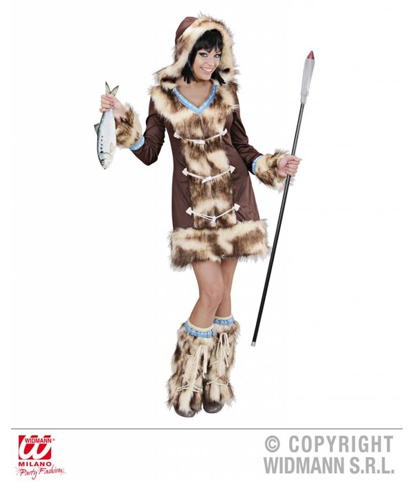 Luxe Eskimo Meisje Aikaa Kostuum