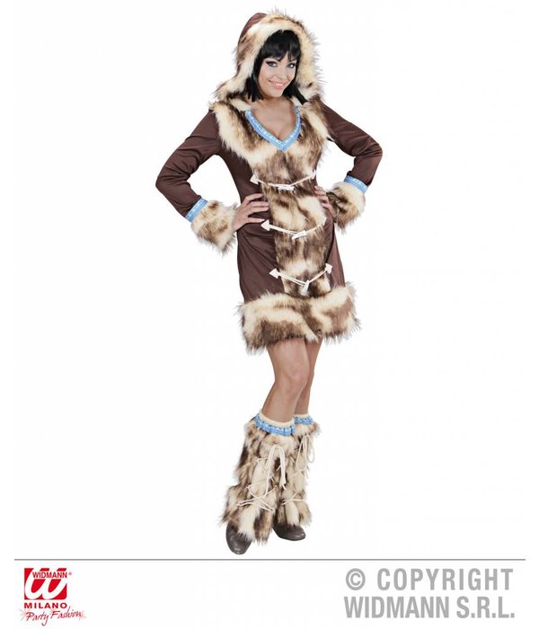 Luxe Eskimo Meisje Aikaa Kostuum