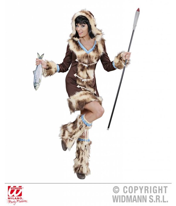 Luxe Eskimo Meisje Aikaa Kostuum