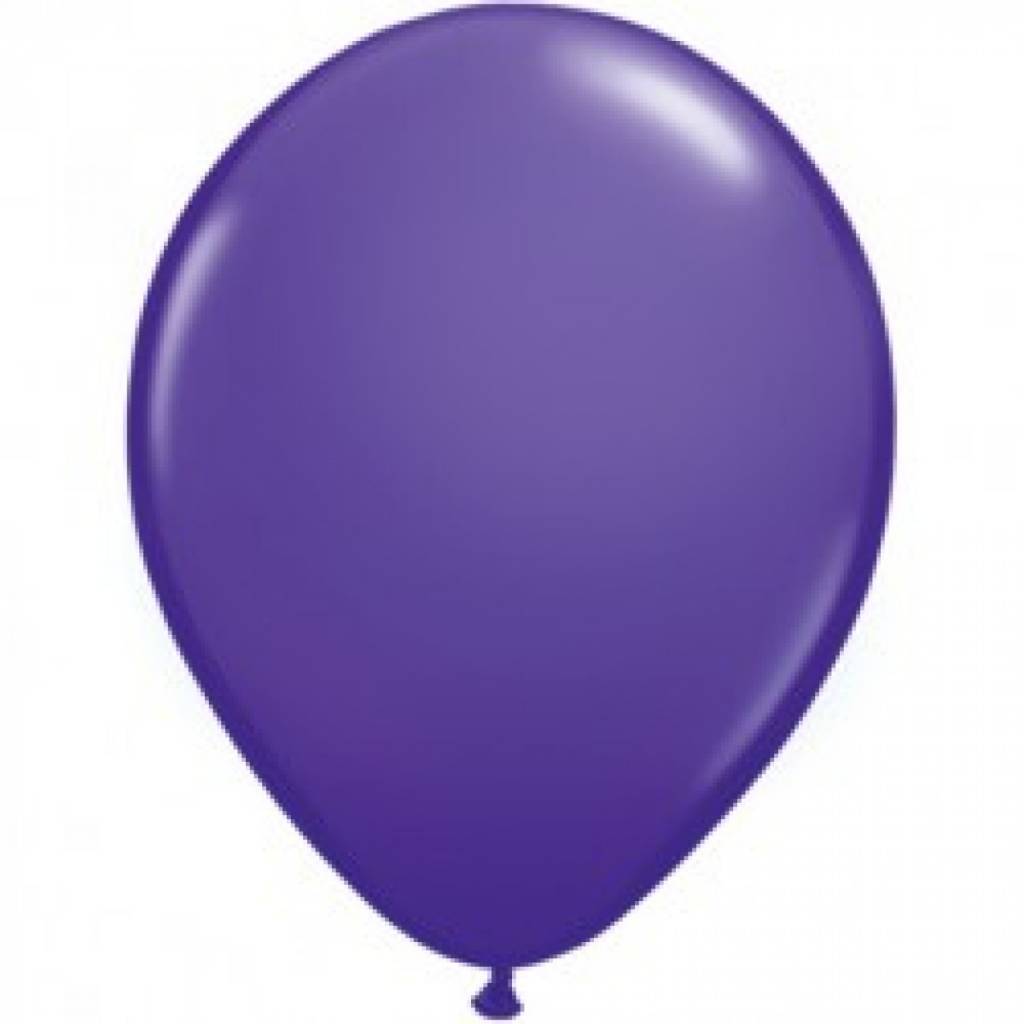 Ballonnen 30cm deco paars (10st)