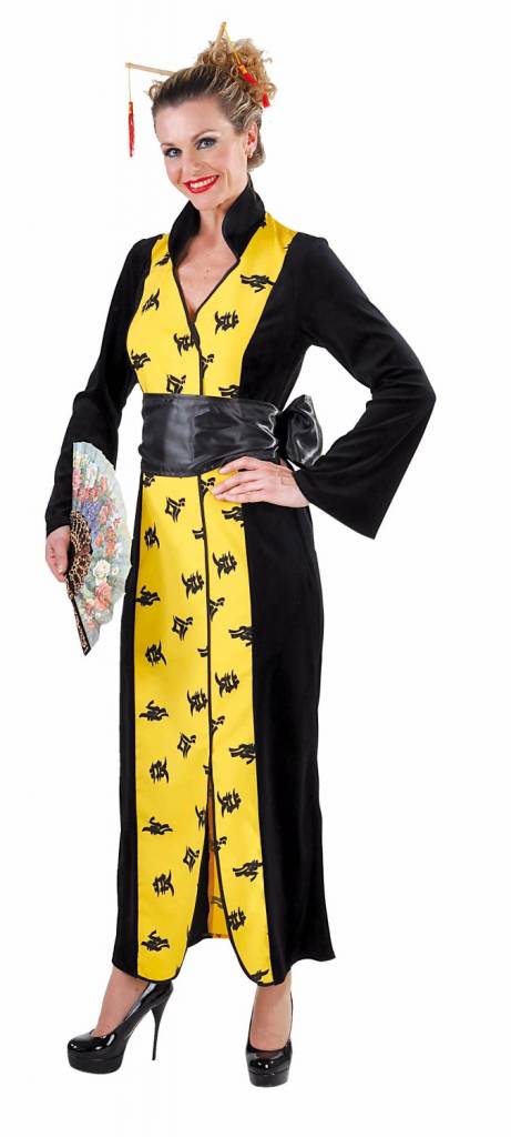 Chinese kimono dame afbeelding