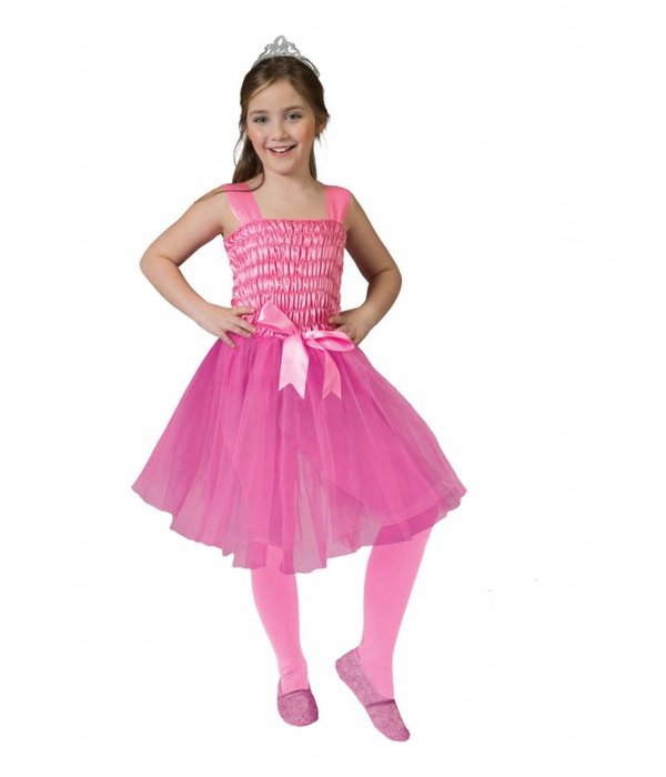 Roze Prinsessenjurk kind met strik