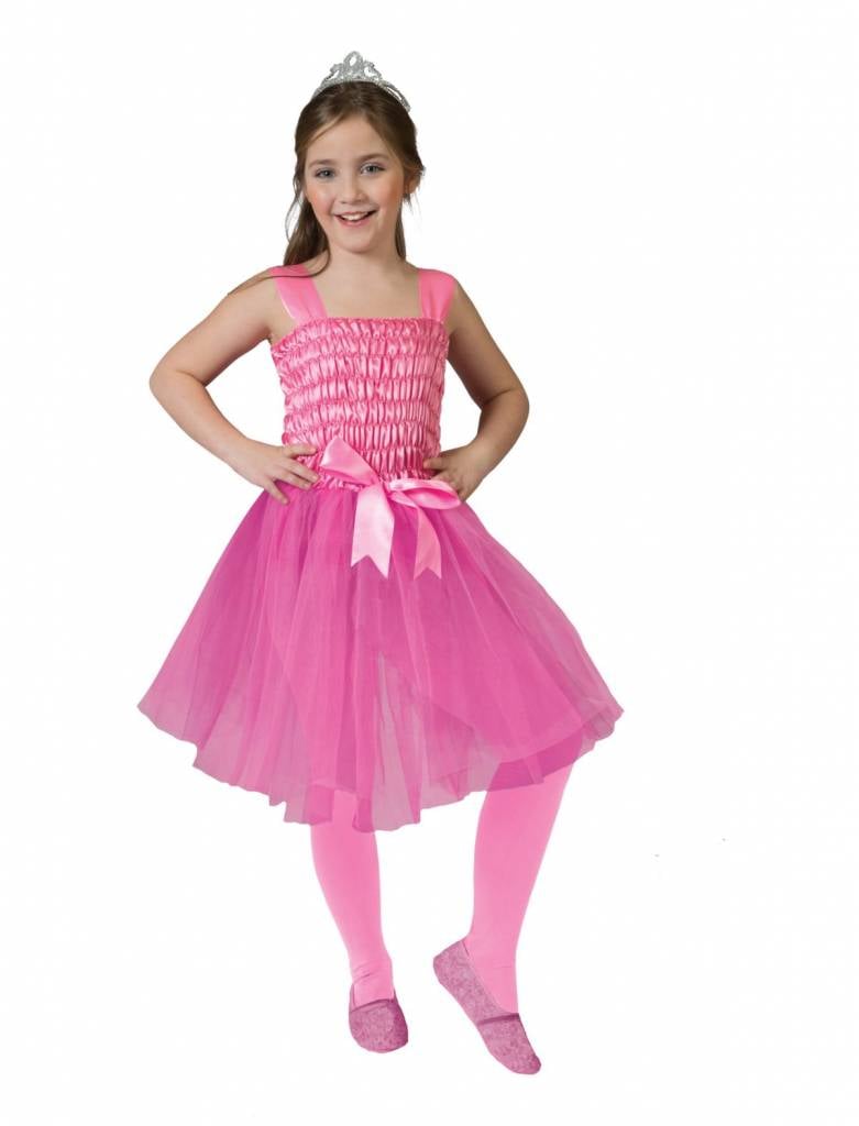 Roze Prinsessenjurk kind met strik