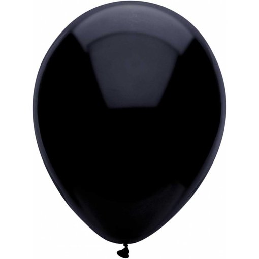 Zwarte ballonnen 30cm 10 stuks