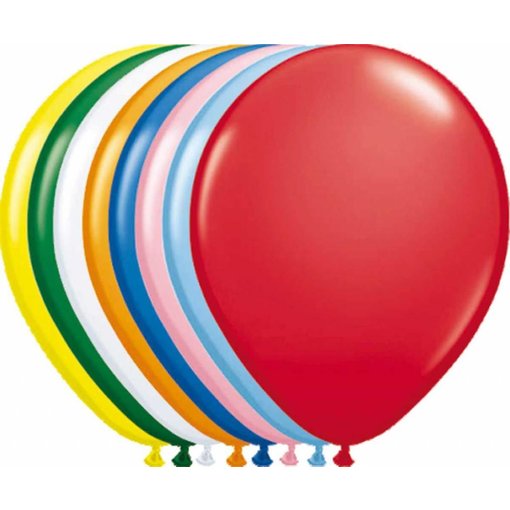 Meerkleurige ballonnen 30cm 10 stuks