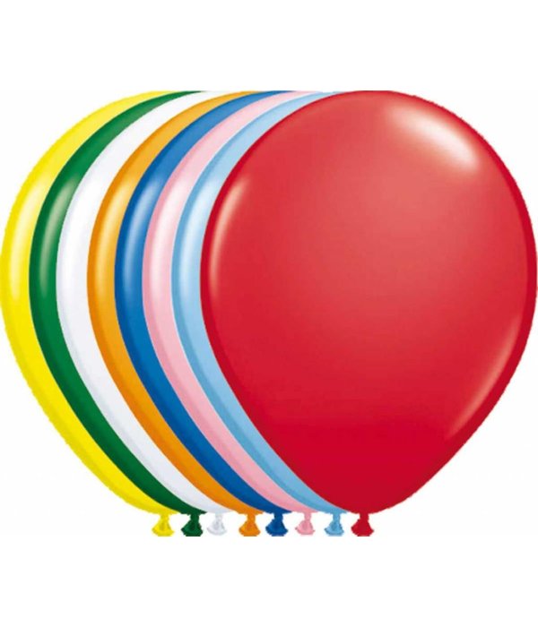 Meerkleurige ballonnen 30cm 10 stuks