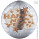 Happy New year baldecoratie papier