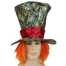 Hoed Mad Hatter met haar