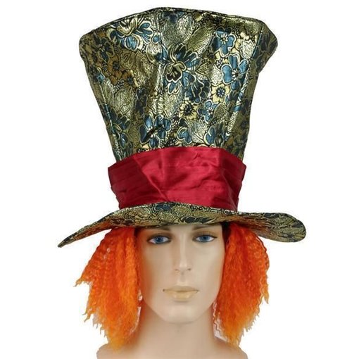 Hoed Mad Hatter met haar