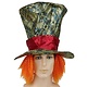 Hoed Mad Hatter met haar