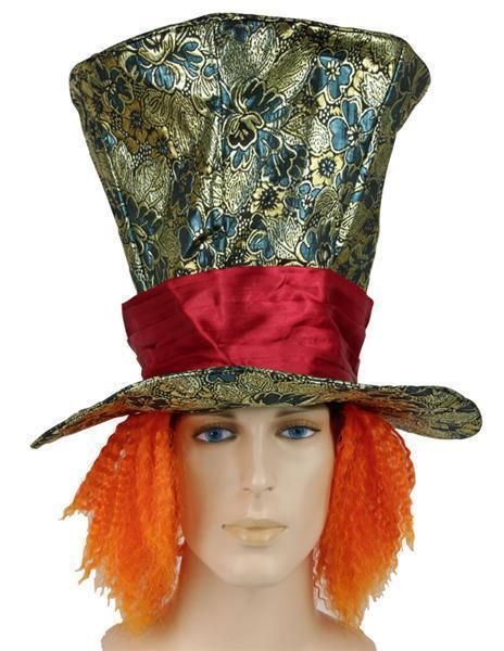 Hoed Mad Hatter met haar afbeelding