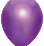 Metallic Paarse ballonnen 100 stuks