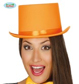 Hoge hoed oranje