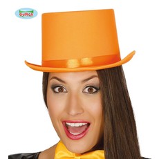 Hoge hoed oranje