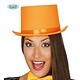 Hoge hoed oranje