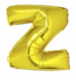 Folieballon Goud Letter 'Z' Groot