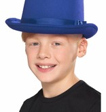 Hoge hoed blauw kind