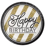 Bordjes Happy Birthday 8 stuks