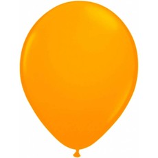 Ballonnen neon oranje 25 cm - 8 stuks