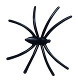 Decoratie spinnenweb met 6 spinnen